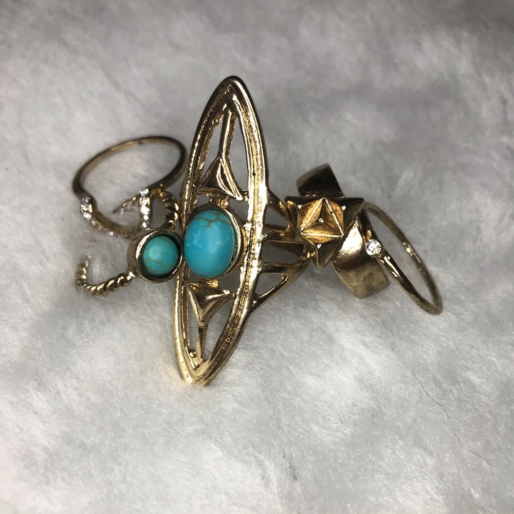 Multi Ring Set Multiple Sizes - Picture 2 of 6